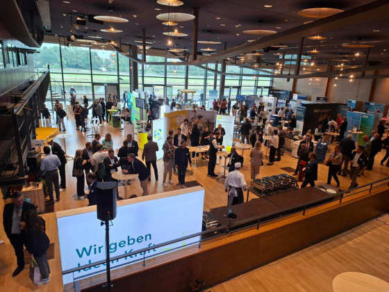 Viele Interessierte trafen sich auf dem 1. Ostdeutschen Wasserstoffkongress in Dresden (Foto: Moritz Sanne / Kreiswerke Barnim)